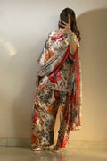 Multi Floral Farshi Shalwar Kameez with Dupatta