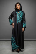 Kaftan Suit with Turquoise Embroidery